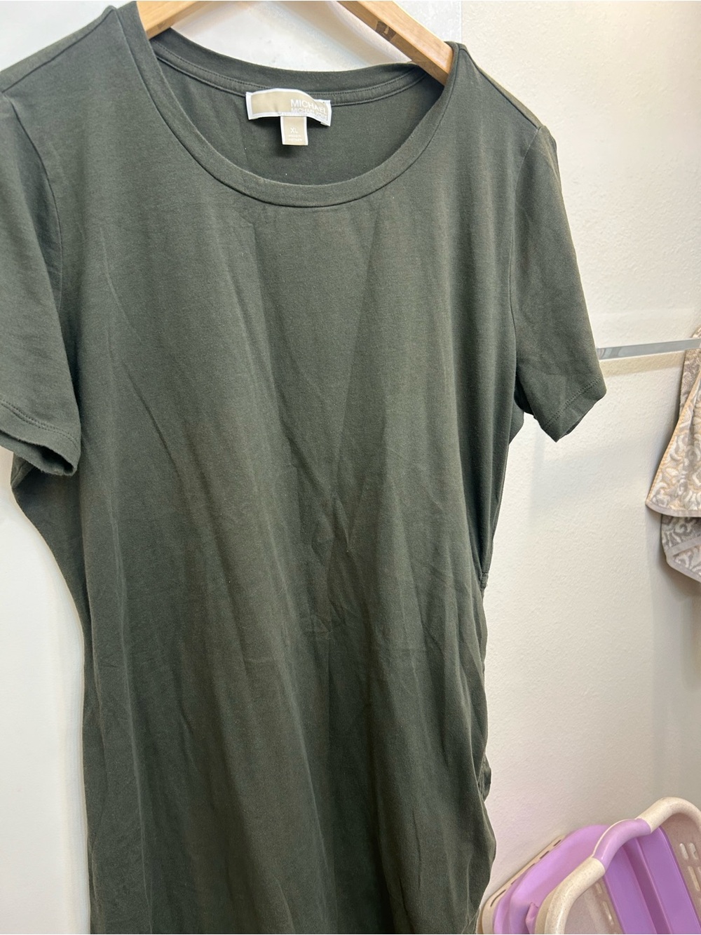MICHAEL Michael Kors Olive Short Sleeve dress